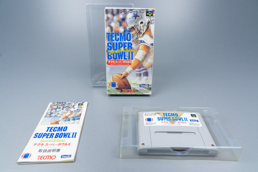 Super Famicom *Tecmo Super Bowl II Special Edition* SFC OVP mit Anleitung NTSC-J