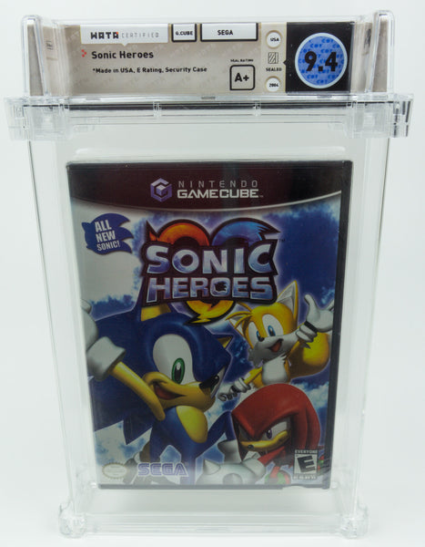 Nintendo Gamecube *Sonic Heroes* WATA 9.4 A+ no VGA Black Label