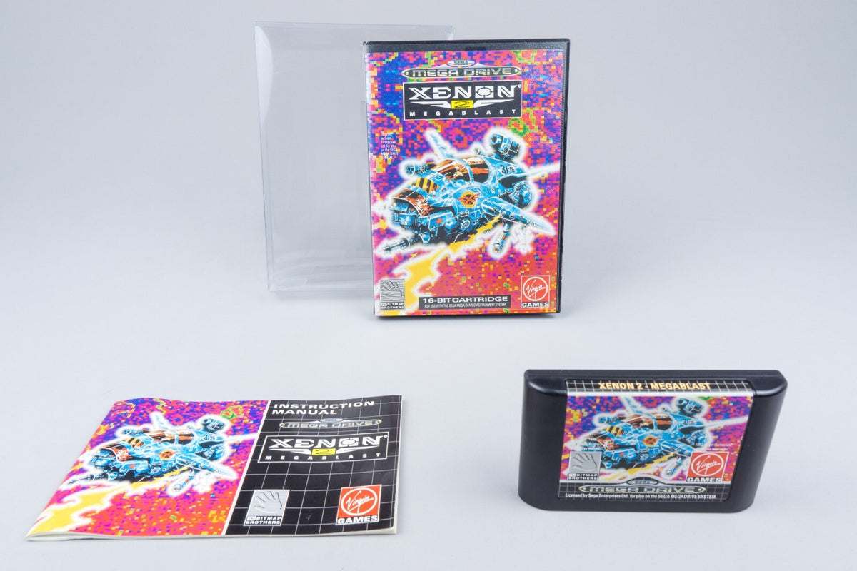 Sega Mega Drive *Xenon 2 - Megablast* OVP mit Anleitung PAL