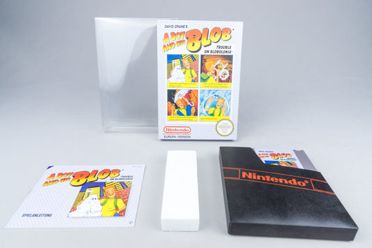 Nintendo NES *A Boy and His Blob: Trouble on Blobolonia* OVP CIB PAL B B5-NOE +