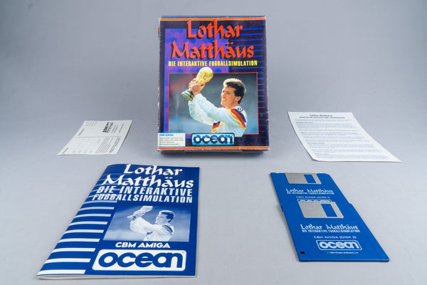 Lothar Matthäus: Die interaktive Fußballsimulation Amiga CIB OVP Anleitung