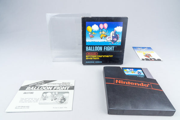 Nintendo NES *Balloon Fight* OVP CIB PAL B BF-EEC/SCN Bienengräber +