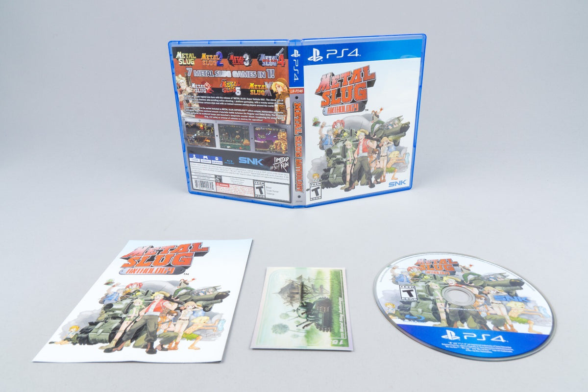 Playstation 4 *Metal Slug Anthology* PS4 OVP Limited Run #364