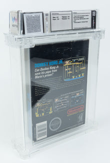 Nintendo NES *Donkey Kong Jr.* WATA 7.5 CIB Round SOQ Hangtab NTSC POP 1