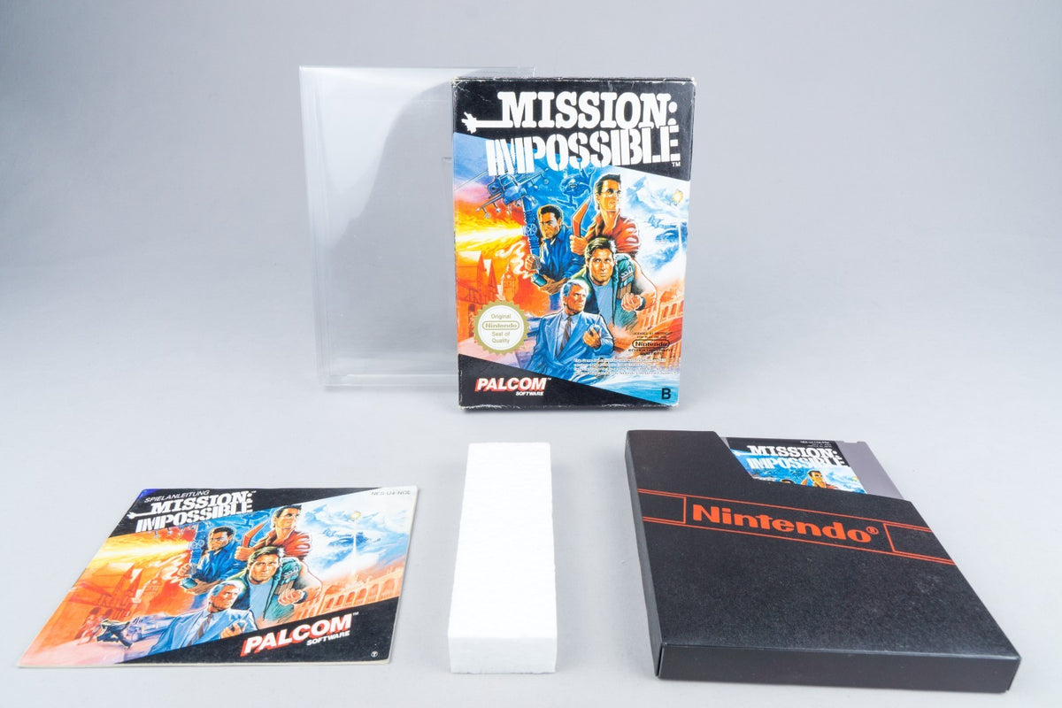 Nintendo NES *Mission: Impossible* OVP CIB PAL B U4-FRA +