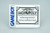 Nintendo Game Boy *Monopoly* CIB OVP Poster LY-USA