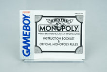 Nintendo Game Boy *Monopoly* CIB OVP Poster LY-USA