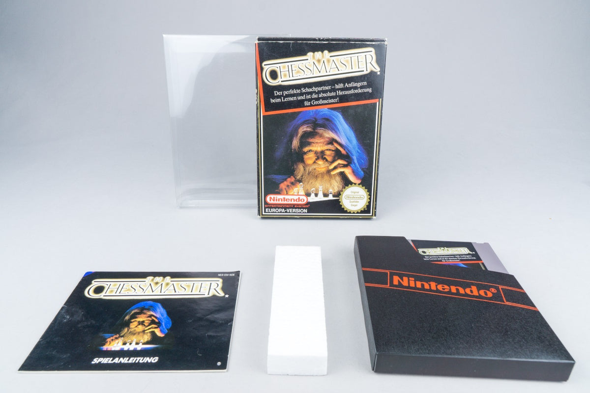 Nintendo NES *The Chessmaster* OVP CIB PAL B EM-NOE +