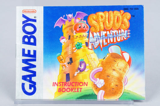 Nintendo Game Boy *Spud's Adventure* Anleitung DMG-TV-USA
