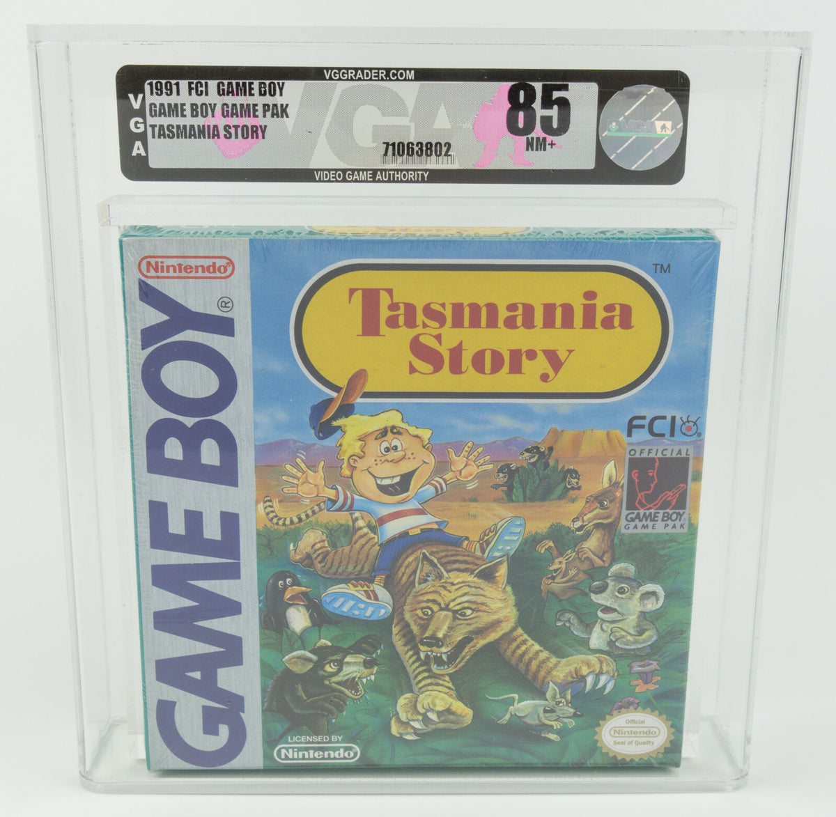 Nintendo Game Boy *Tasmania Story* New / Sealed VGA 85 Near Mint+