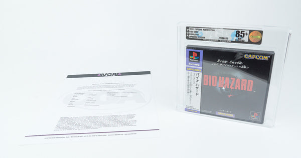 Playstation 1 Biohazard PS1 VGA 85+ Near Mint+ Qualified Resident Evil USK 18