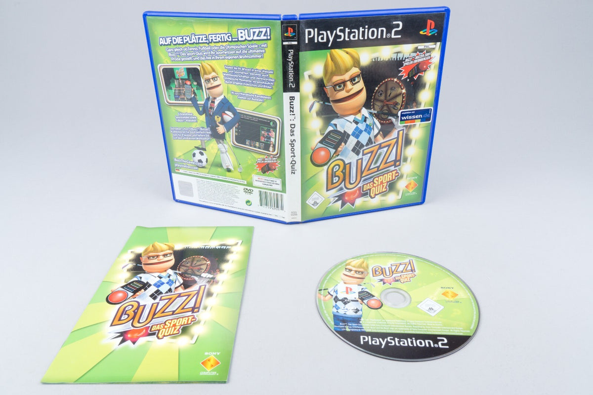 Playstation 2 *Buzz!: Das Sport-Quiz* PS2 OVP mit Anleitung
