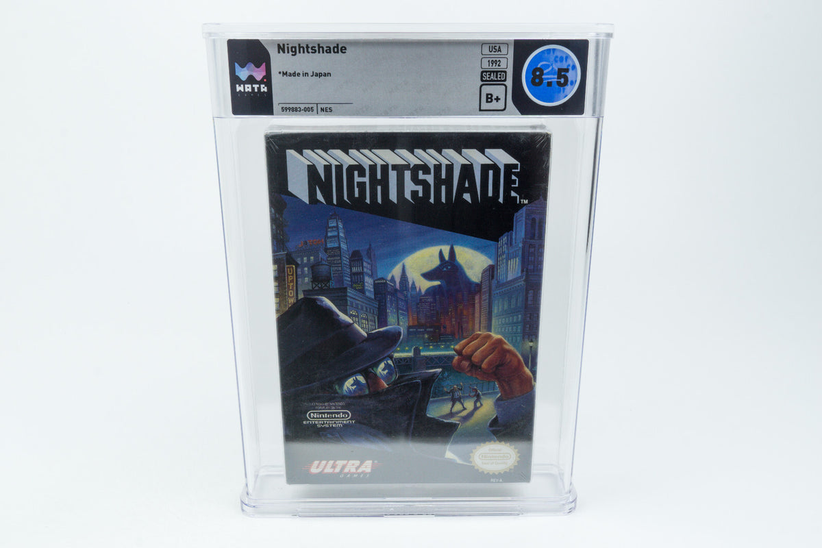 Nintendo NES *Nightshade* Sealed WATA 8.5 B+ no VGA