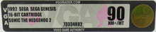 Sega Genesis *Sonic the Hedgehog 2* Mega Drive New / Sealed VGA 90 NM+/MT