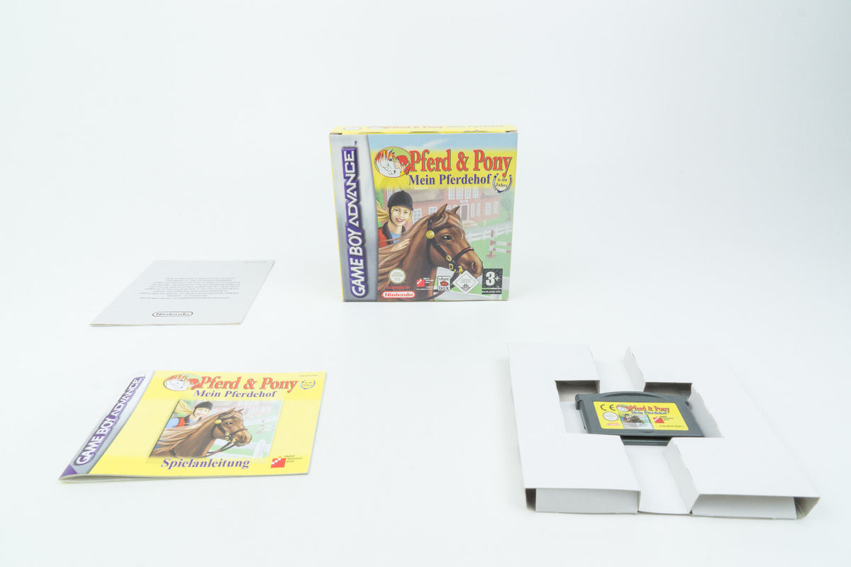 Game Boy Advance *Pferd & Pony: Mein Pferdehof* GBA OVP Anleitung NOE