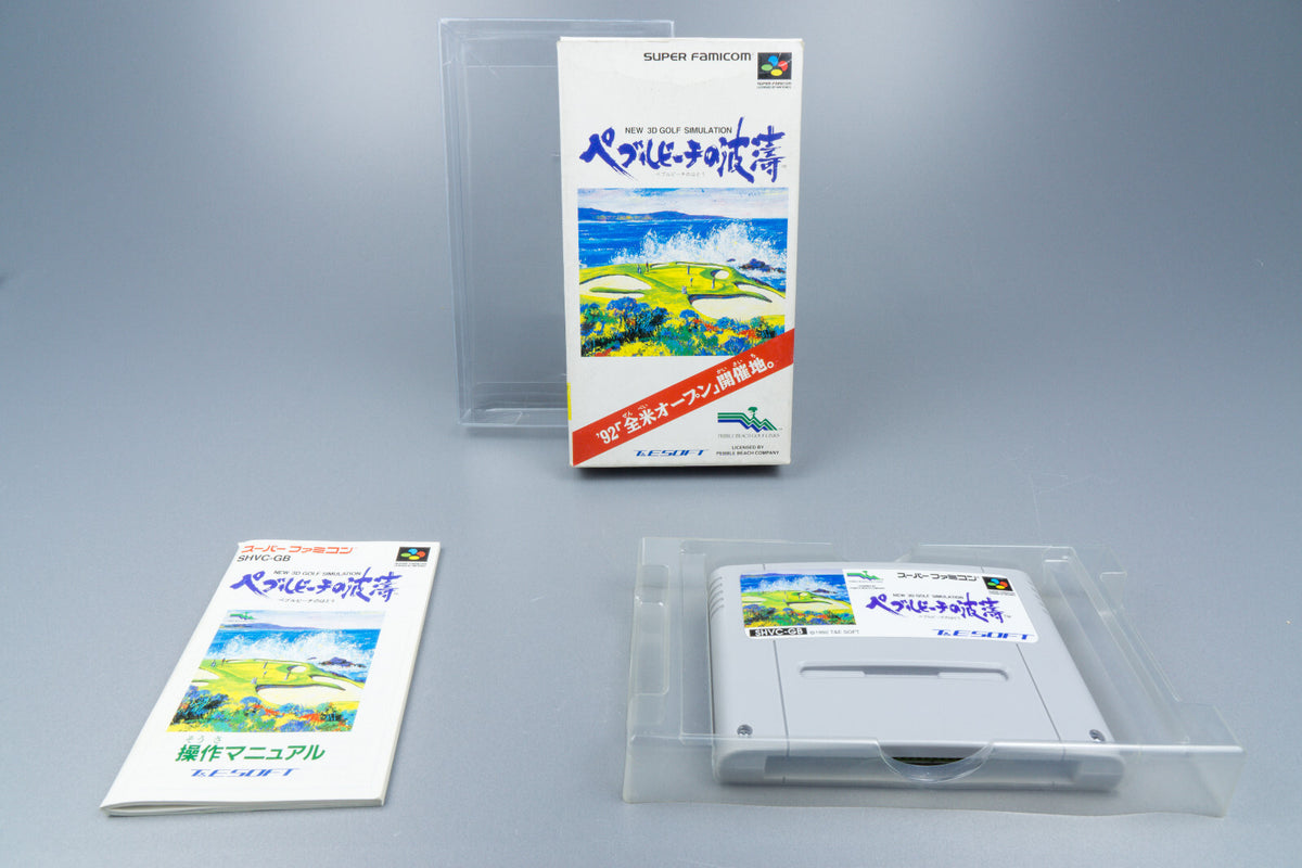 Super Famicom *Pebble Beach no Hatou* SFC OVP mit Anleitung NTSC-J #2