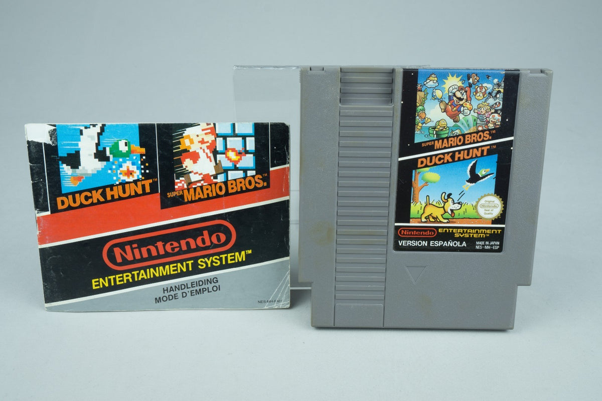 Super Mario Bros. / Duck Hunt Nintendo NES Modul Anleitung PAL B MH-ESP/FAH +