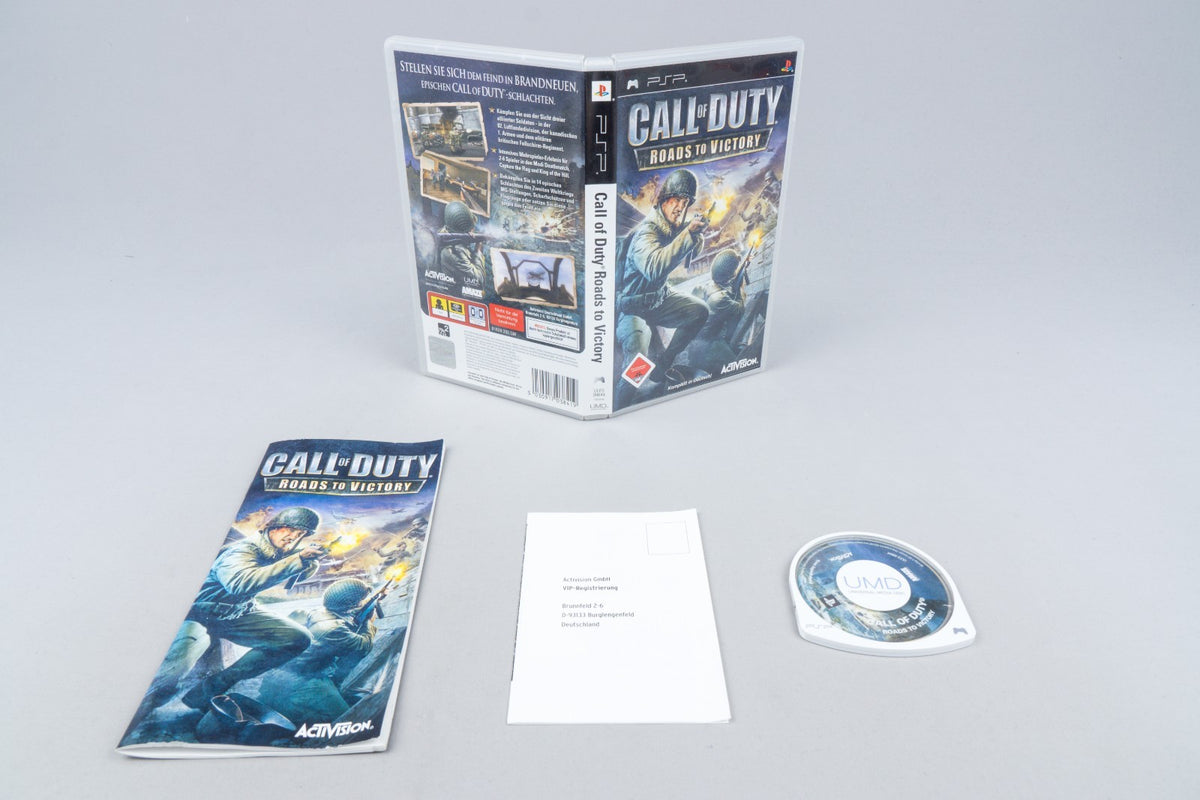 Sony PSP *Call of Duty: Roads to Victory (Dt.)* OVP mit Anleitung USK 18