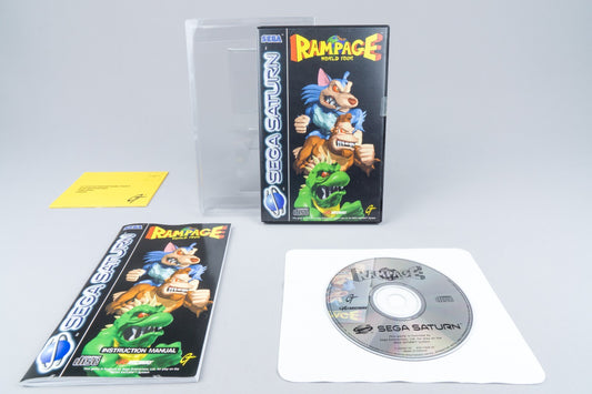Sega Saturn *Rampage: World Tour* OVP mit Anleitung PAL