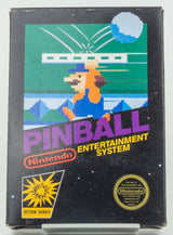 Nintendo NES *Pinball* CIB Hangtab 5-Screw No NES TM NTSC USA