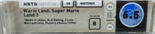 Nintendo Game Boy *Wario Land: Super Mario Land 3* Sealed WATA 6.5 B Player's C.