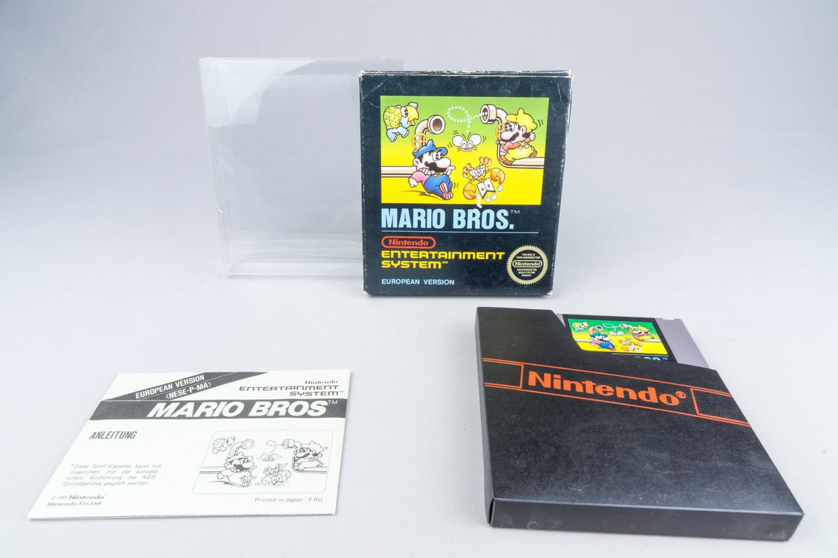 Nintendo NES *Mario Bros.* OVP CIB PAL B MA-EEC/SCN Bienengräber +