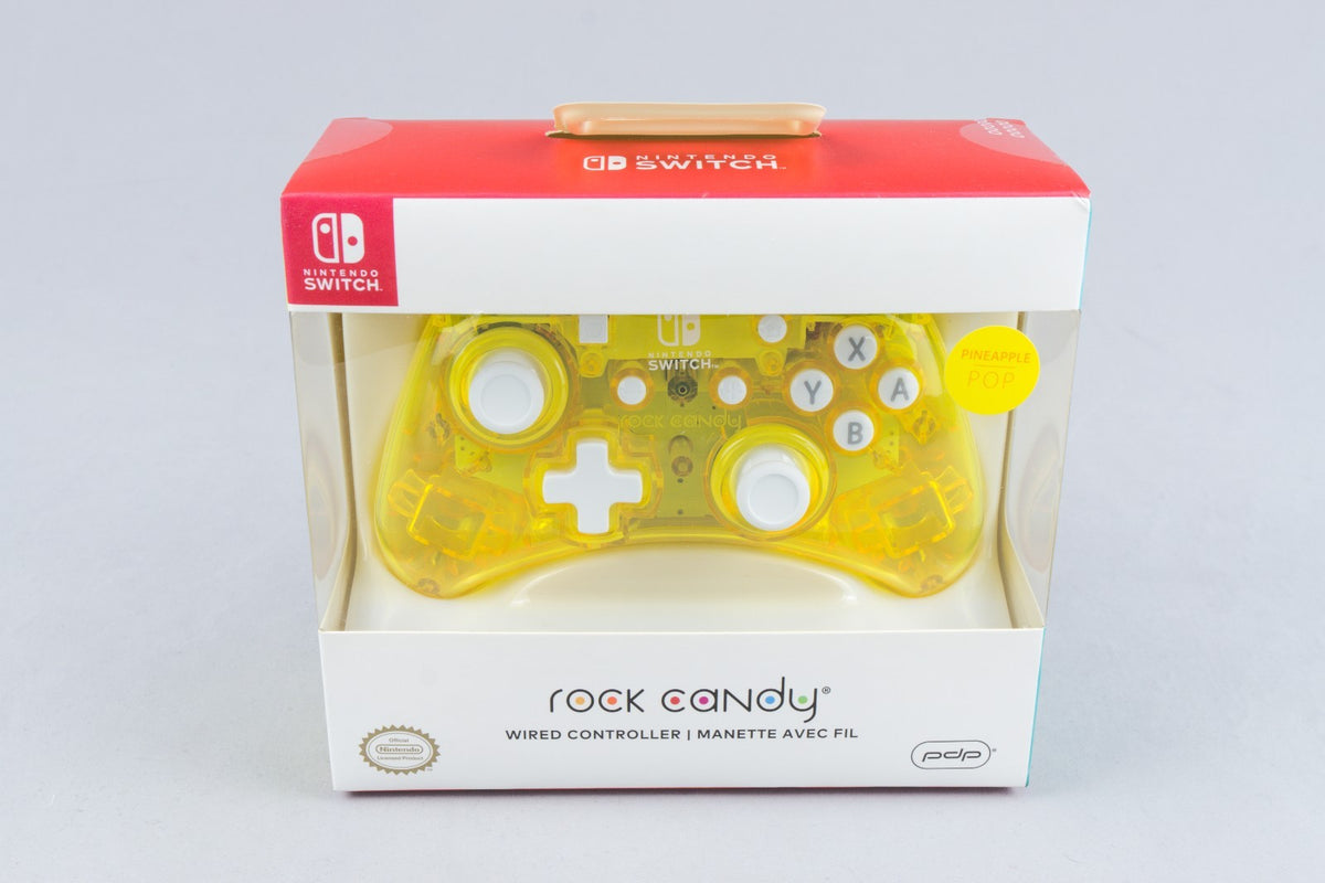 Nintendo Switch *PDP Rock Candy Wired Controller - Pineapple Pop* Neu