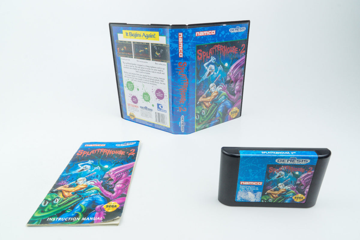 Sega Genesis *Splatterhouse 2* OVP mit Anleitung NTSC-U/C #2