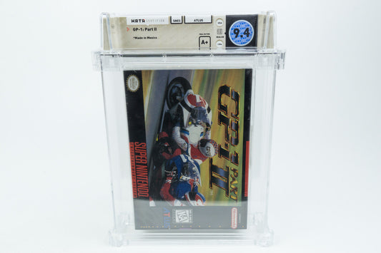 Super Nintendo *GP-1: Part II* SNES Sealed WATA 9.4 A+ no VGA POP 4 Highest!