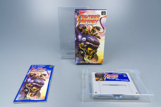 Super Famicom *Fighter's History* SFC OVP mit Anleitung NTSC-J