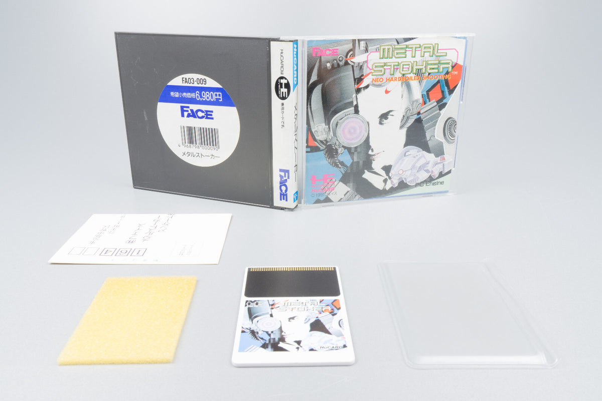 PC Engine *Metal Stoker* OVP Anleitung Reg Card HuCard NTSC-J