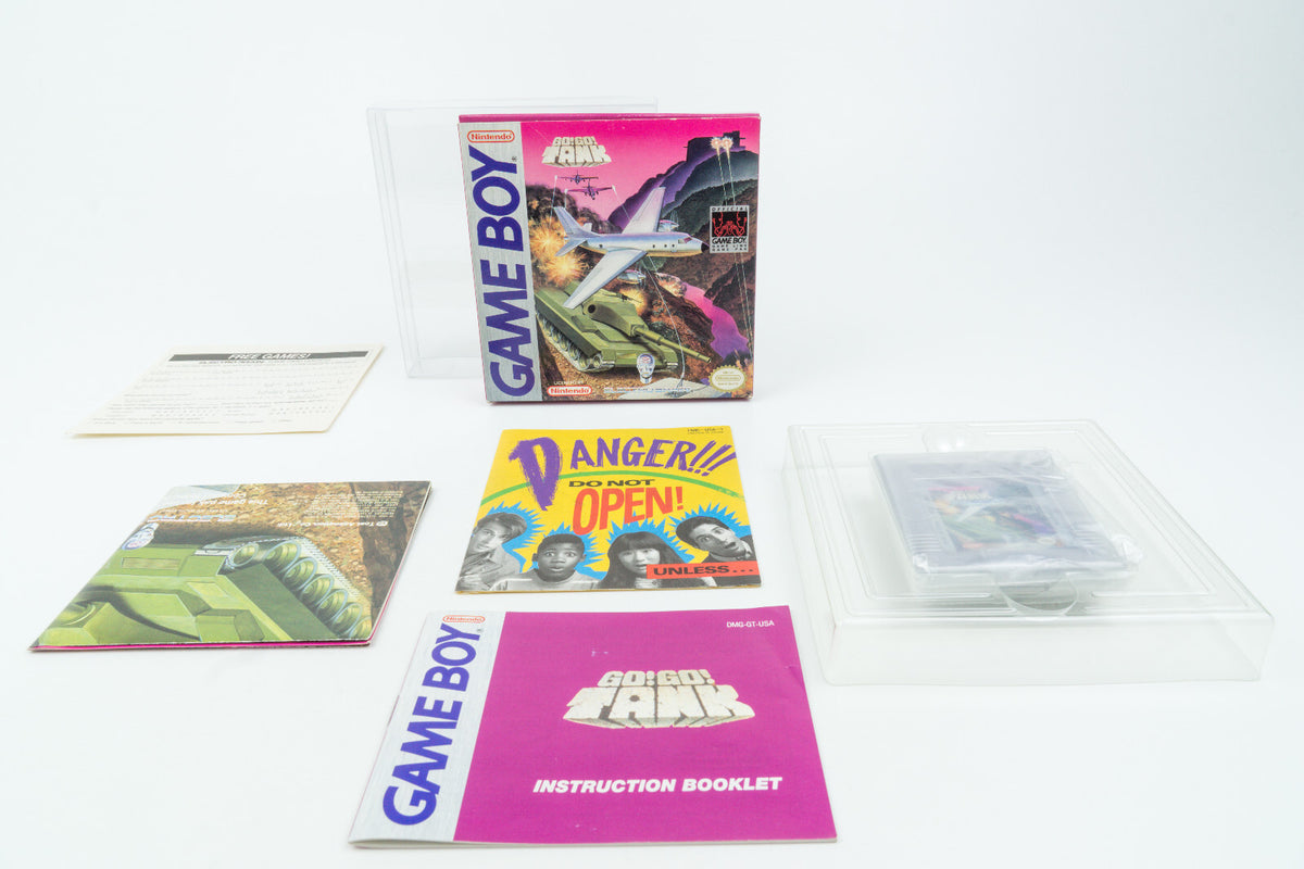 Nintendo Game Boy *Go! Go! Tank* OVP CiB Anleitung Poster GT-USA