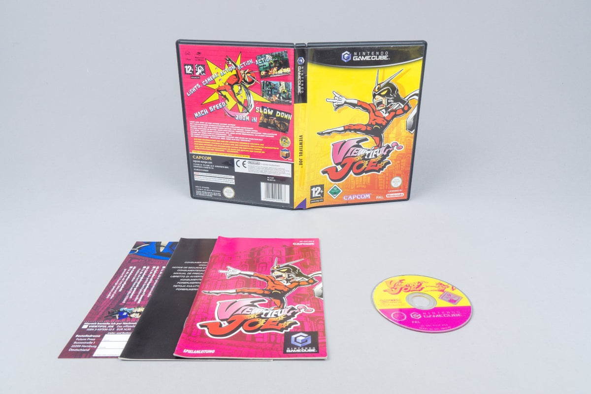 Nintendo Gamecube *Viewtiful Joe* OVP mit Anleitung Gelbes Cover