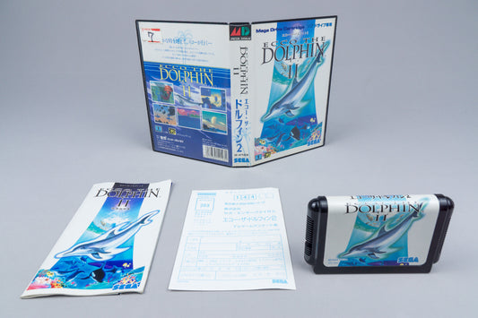 Sega Mega Drive *Ecco the Dolphin II* OVP Anleitung Reg Card NTSC-J
