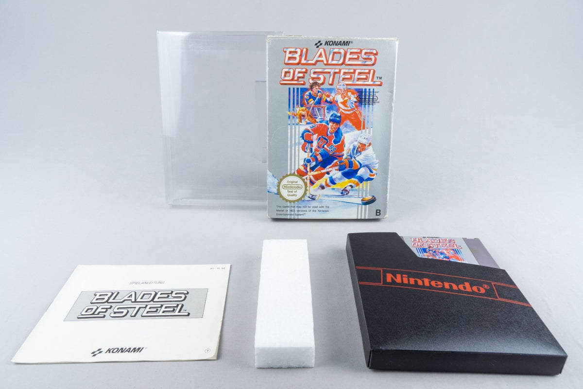 Nintendo NES *Blades of Steel* OVP CIB PAL B VS-NOE +