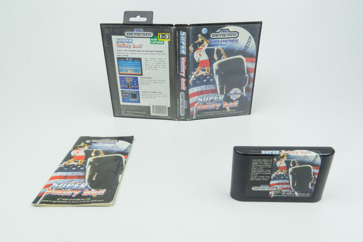 Sega Genesis *Super Volley Ball* OVP mit Anleitung NTSC-U/C