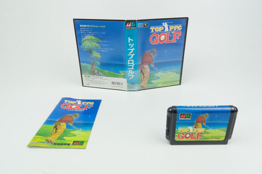 Sega Mega Drive *Top Pro Golf* OVP Anleitung NTSC-J
