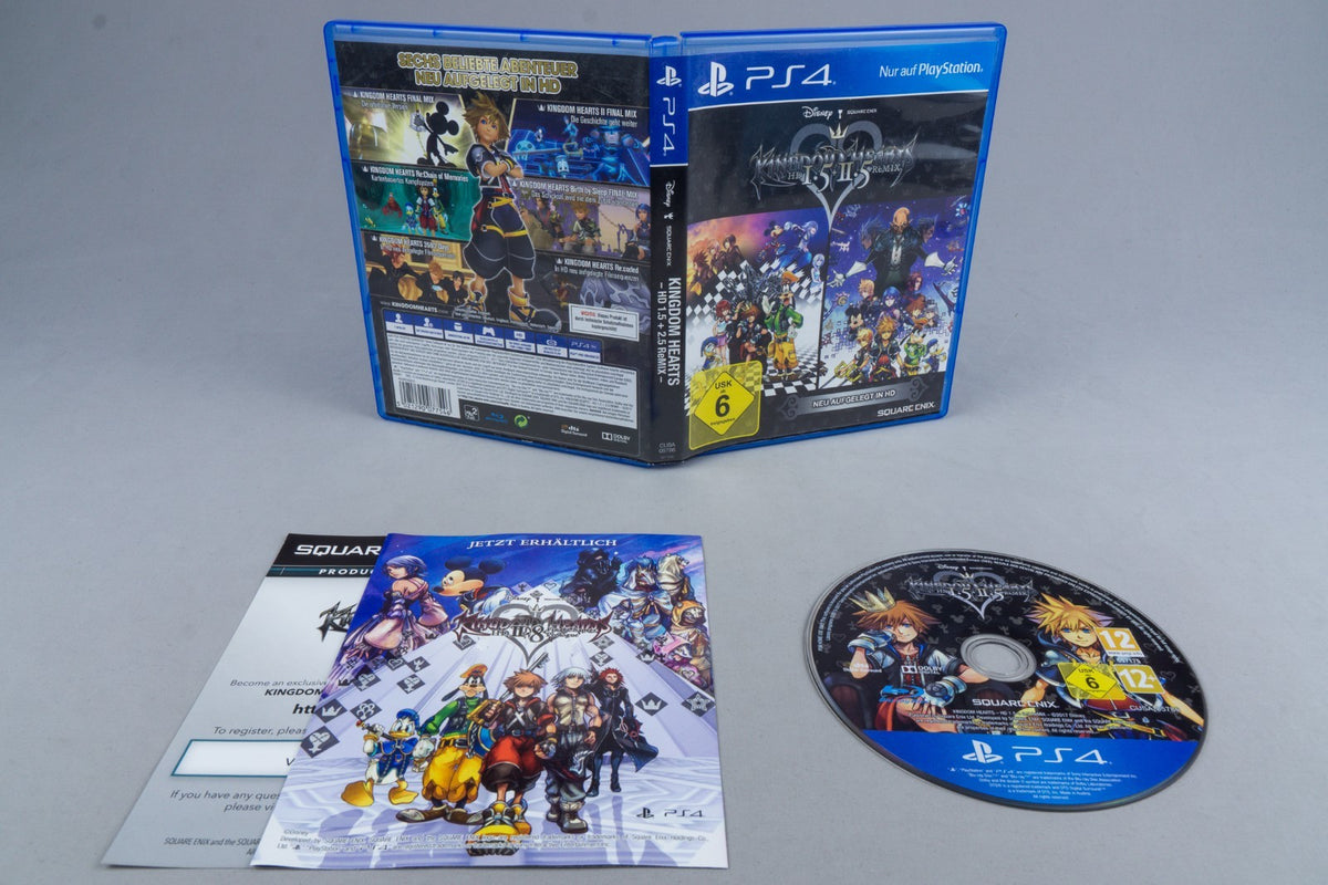 Kingdom Hearts HD 1.5 + 2.5 ReMIX Playstation 4 PS4 OVP