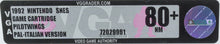 Super Nintendo *Pilotwings* SNES Neu / New VGA 80+ NM Italian Version