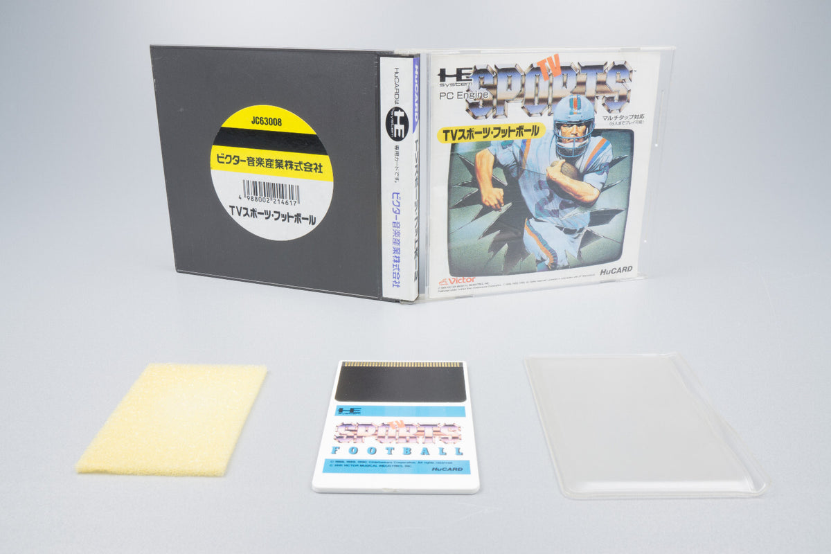 PC Engine *TV Sports Football* OVP Anleitung HuCard NTSC-J
