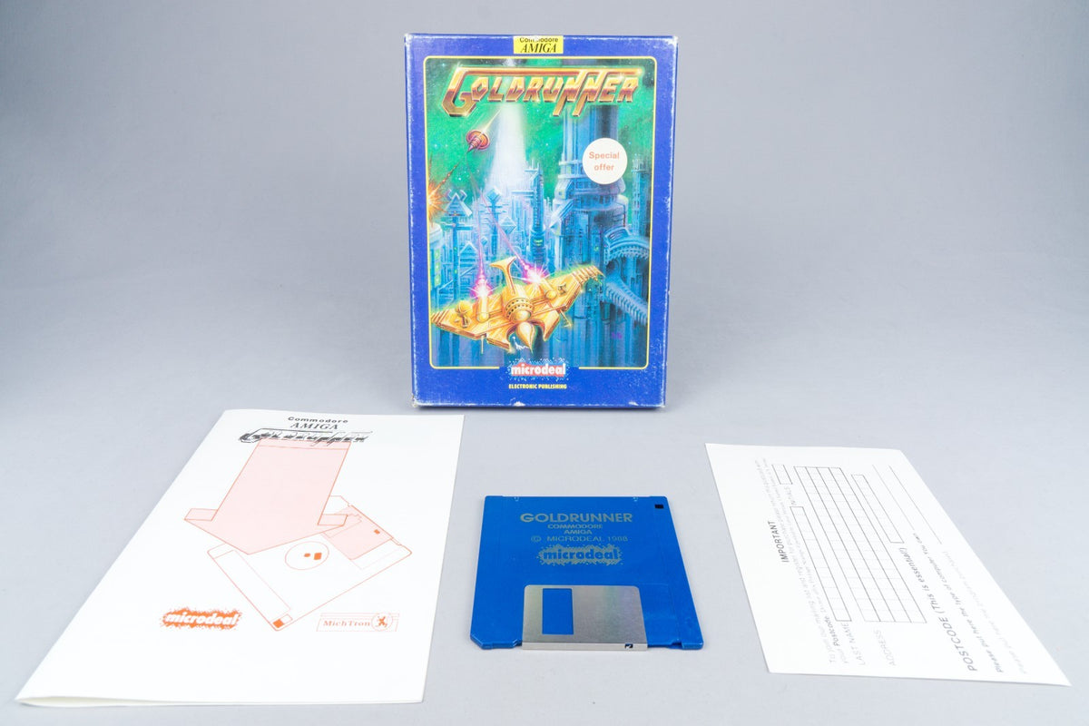 Commodore Amiga *Goldrunner* OVP mit Anleitung