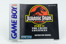 Nintendo Game Boy *Jurassic Park Part 2: The Chaos Continues* CiB Acryl A2JE-USA