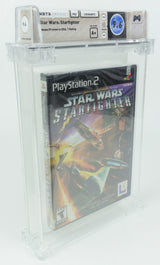 Playstation 2 *Star Wars: Starfighter* PS2 Sealed WATA 9.6 A+ no VGA