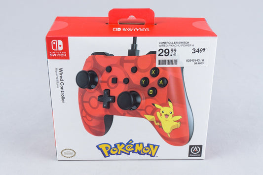 Nintendo Switch *PowerA Wired Controller - Pikachu* Neu