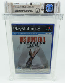 Playstation 2 *Resident Evil Outbreak File #2* PS2 Sealed WATA 9.2 A+ no VGA