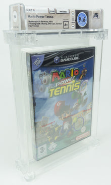 Nintendo Gamecube *Mario Power Tennis* Sealed WATA 9.6 A+ no VGA Red Strip