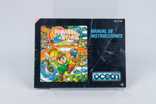 Nintendo NES *Parasol Stars: Rainbow Islands II* OVP CIB PAL B P6-ESP +