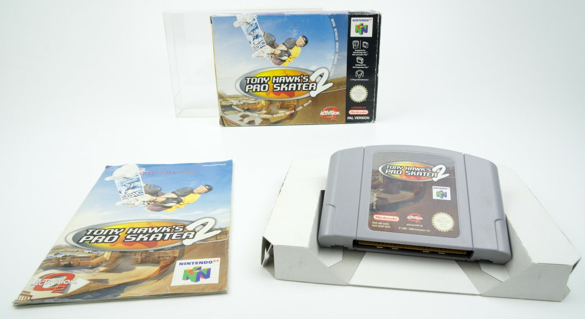 Nintendo 64 *Tony Hawk's Pro Skater 2* N64 OVP mit Anleitung und Schutzhülle