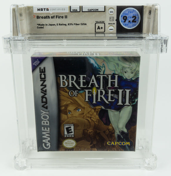 Game Boy Advance *Breath of Fire II* WATA 9.2 A+ no VGA