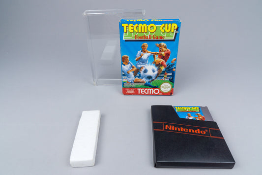 Nintendo NES *Tecmo Cup Football Game* Acryl OVP PAL B TP-ESP